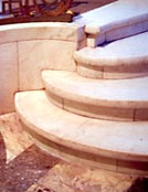 polished marble stairs